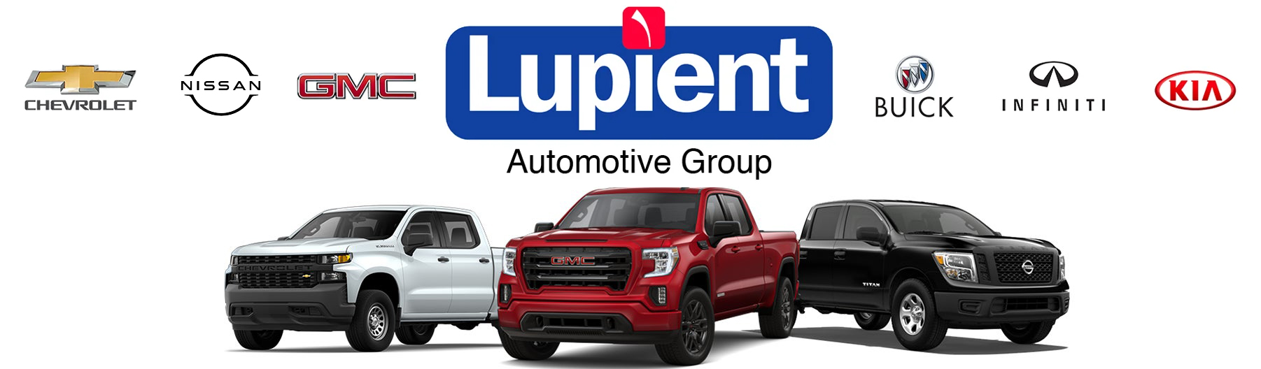 Used trucks for sale at the Lupient Auto Group.