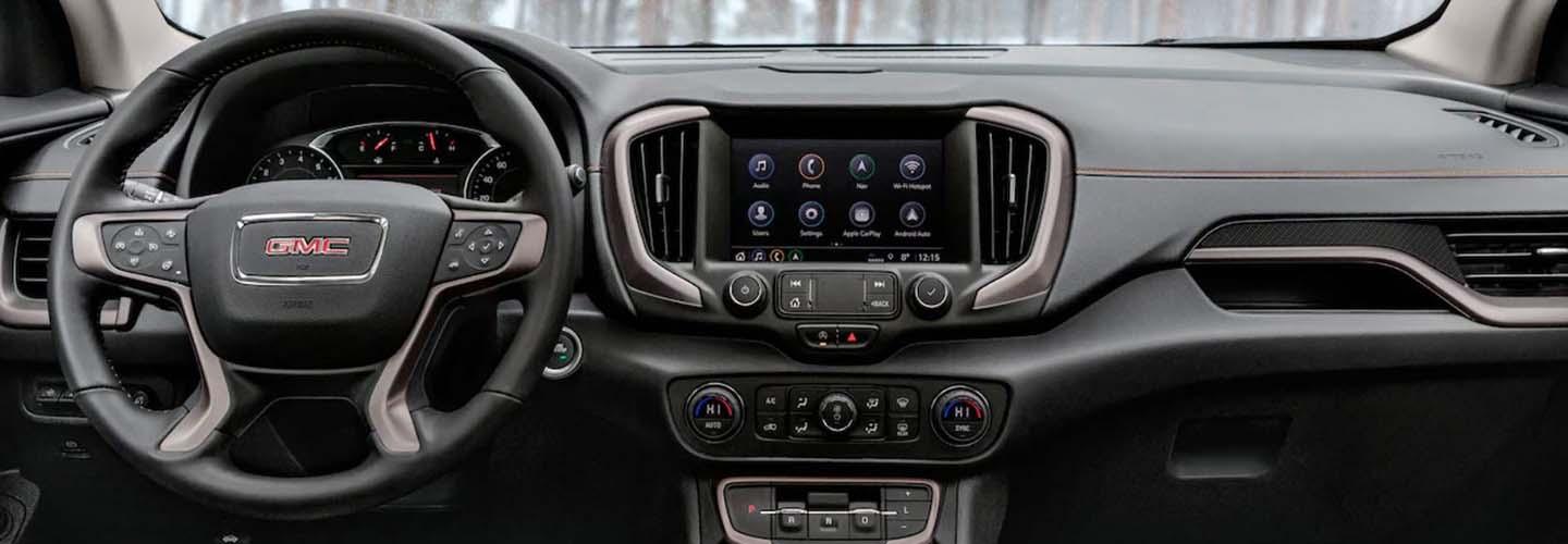 2022 GMC Acadia front dashboard