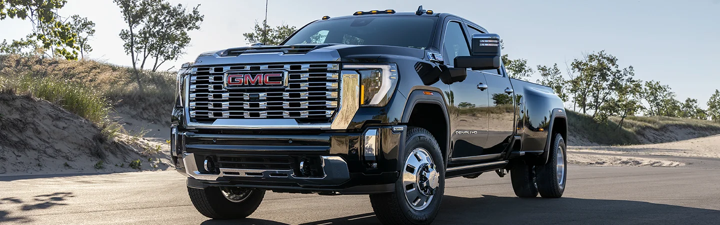 blue 2024 GMC Sierra HD