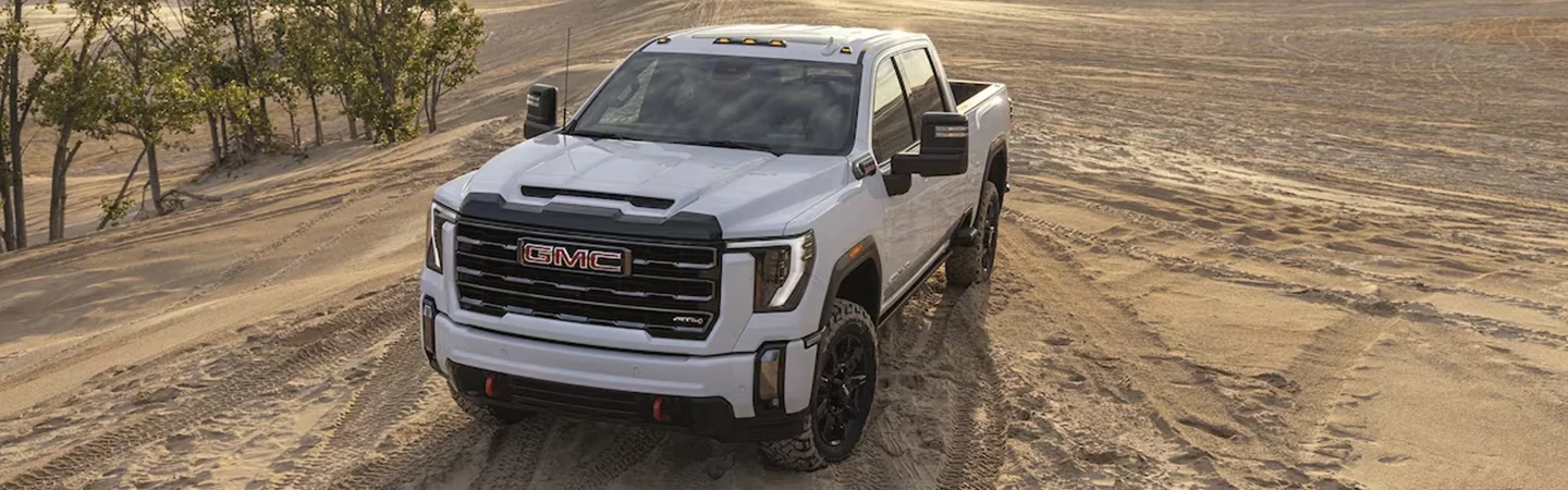 white 2024 GMC Sierra HD