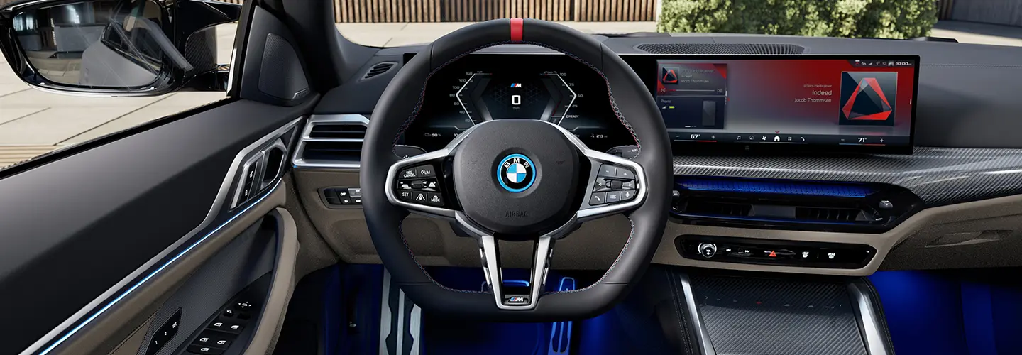 2024 BMW i4 interior black