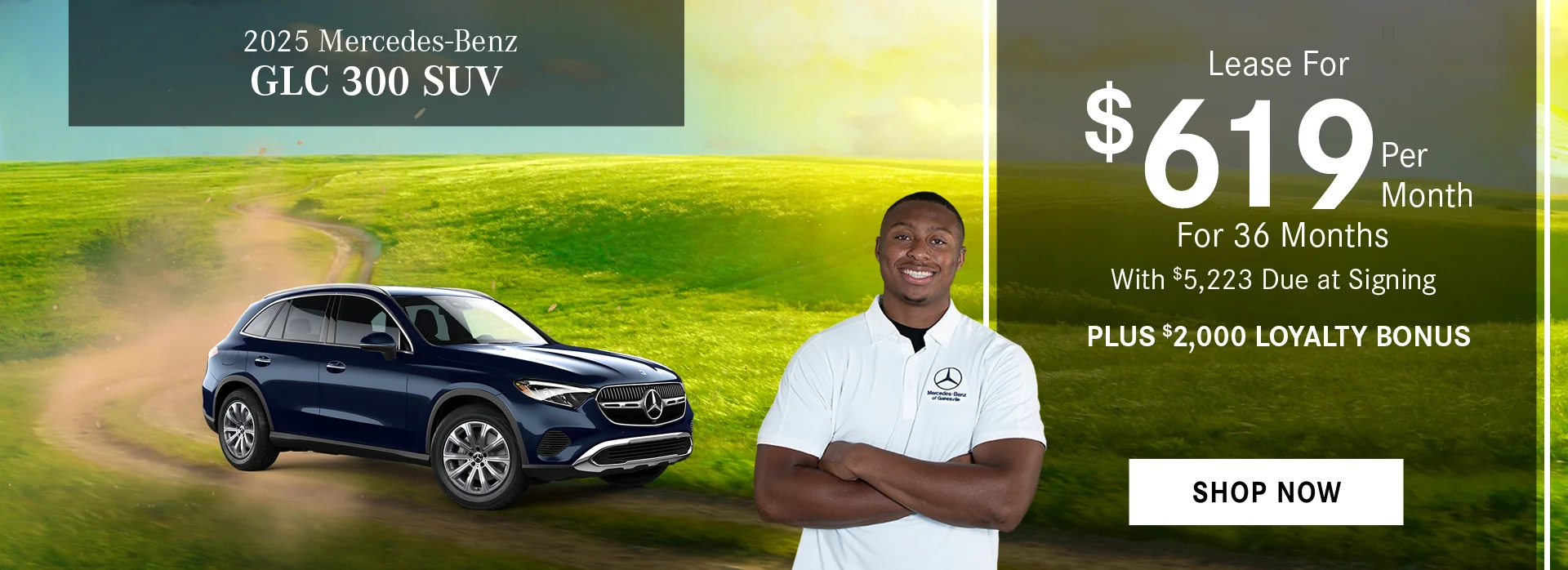 2025 Mercedes-Benz GLC 300 SUV   Lease For $619/Month For 36 Months With $5,223 Due at Signing + $2,000 Loyalty Bonus 