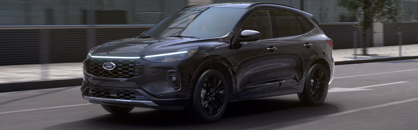 2024 Ford Escape Specs black sideview