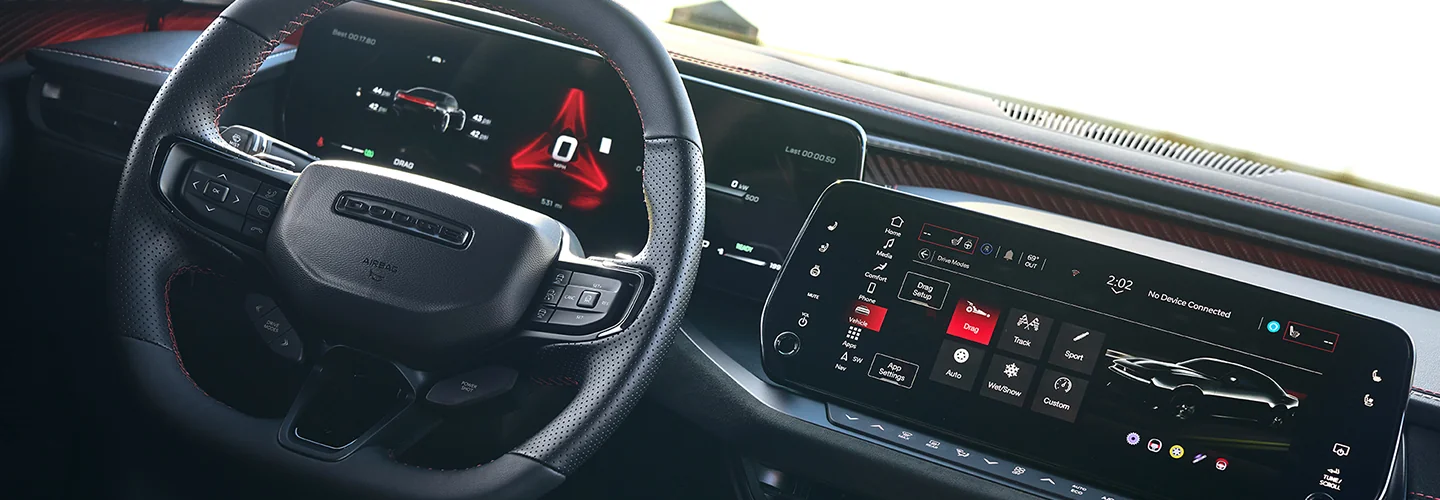 Interior view of the 2025 Dodge Charger