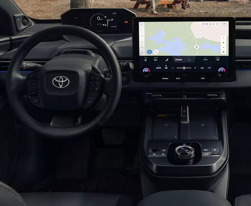 interior of 2026 Toyota bZ Electric SUV in Jasper, AL