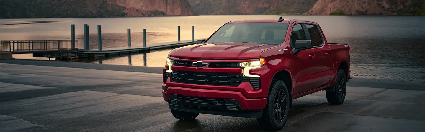 2024 Chevrolet Silverado 1500 Specs red color front view