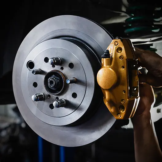 checking brakes and rotor