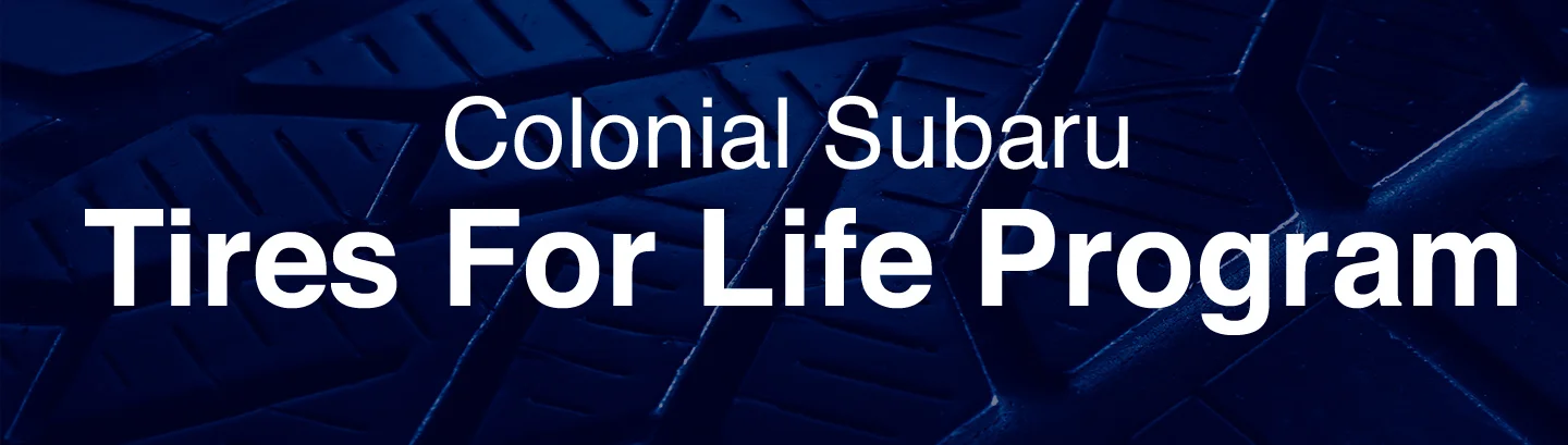 tires for life program at Colonial Volkswagen