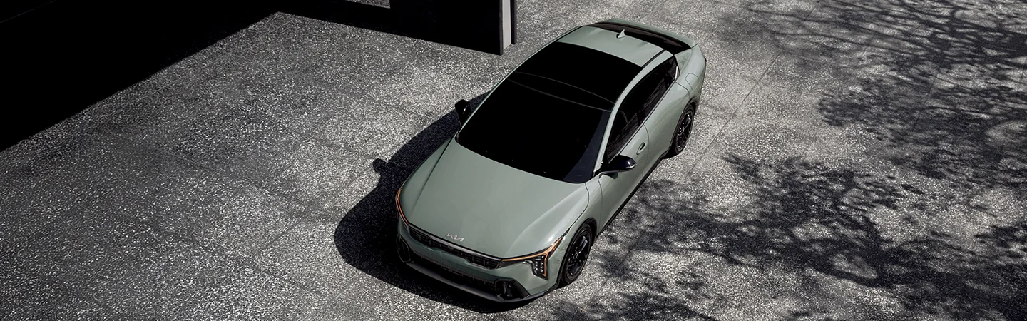 overhead view of 2025 Kia K4