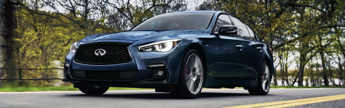2024 INFINITI Q50 Specs grey color front view