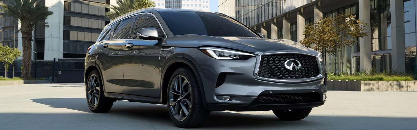 INFINITI QX50 Specs black front view
