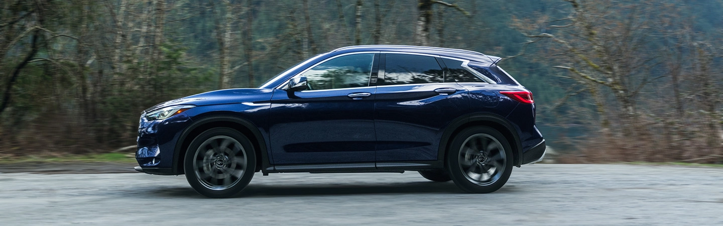 INFINITI QX50 Specs grey front view
