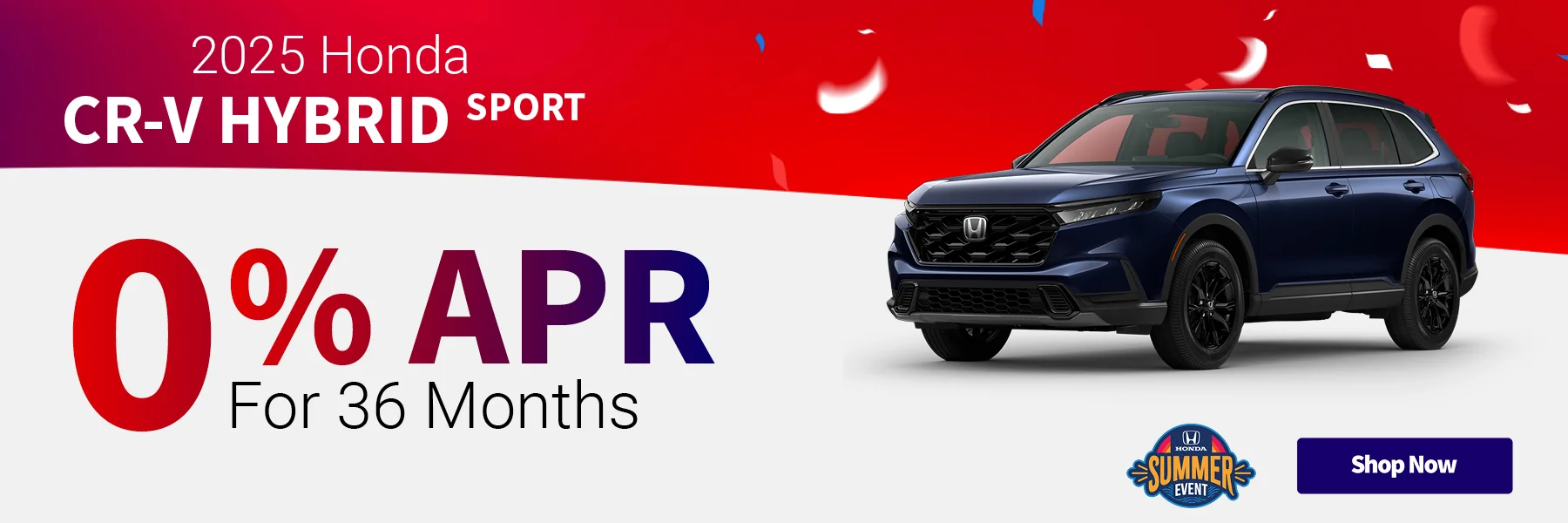 2025 Honda CR-V Hybrid Sport OR 0% APR for 36months
