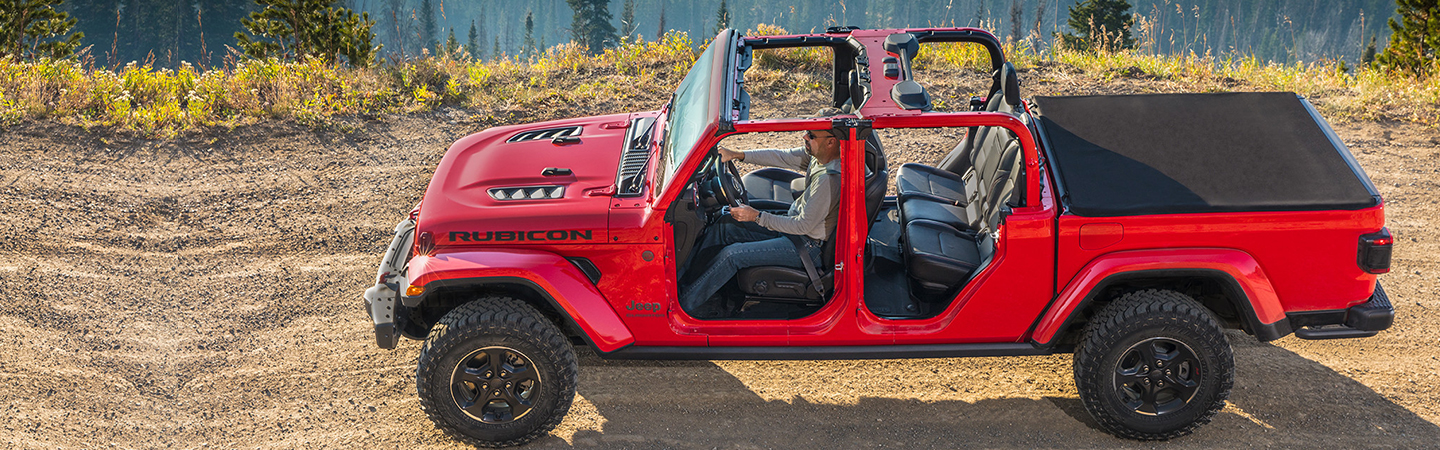 red 2022 Jeep Gladiator