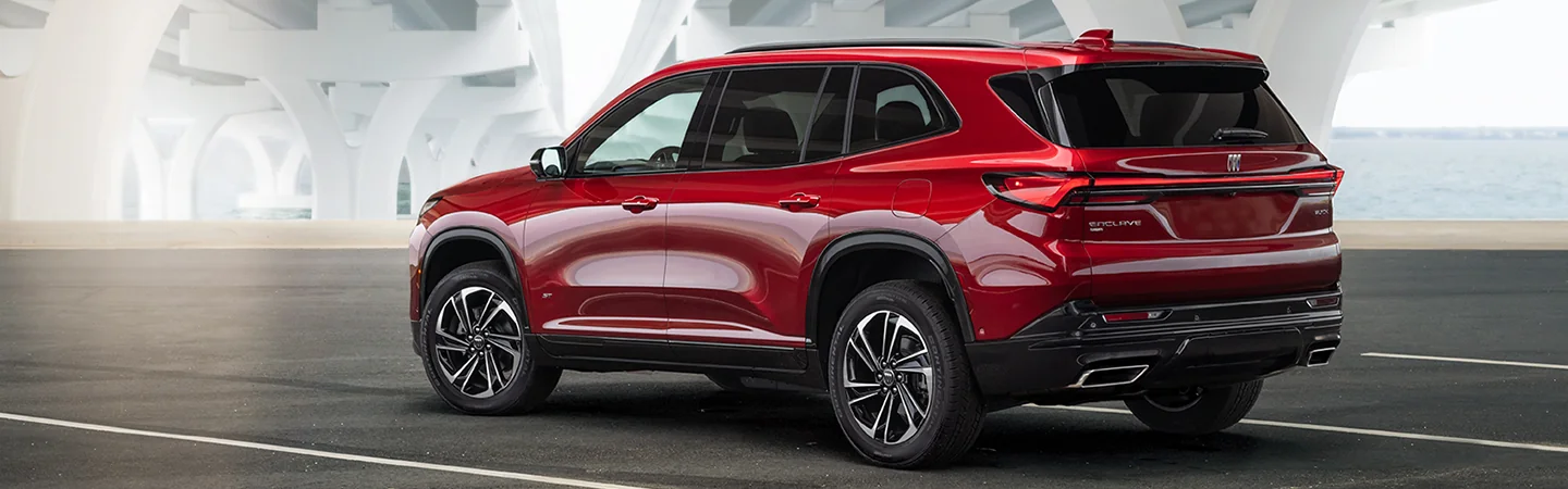 2025 Buick Enclave Specs red side view