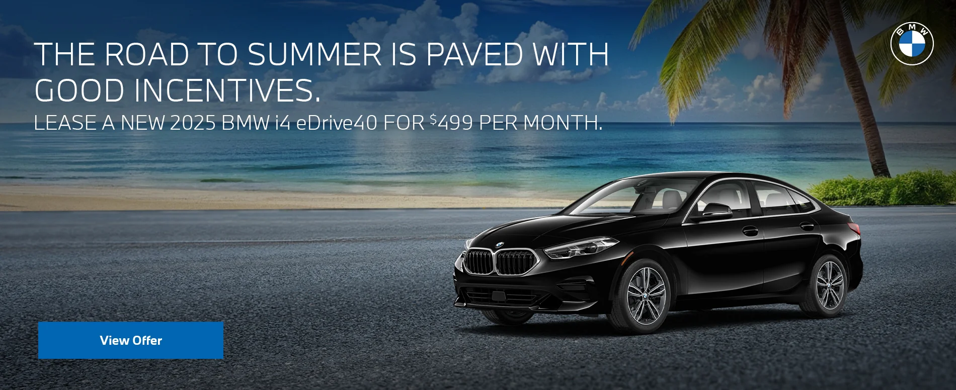 LEASE A NEW 2025 BMW i4 eDrive40 FOR $499 PER MONTH.