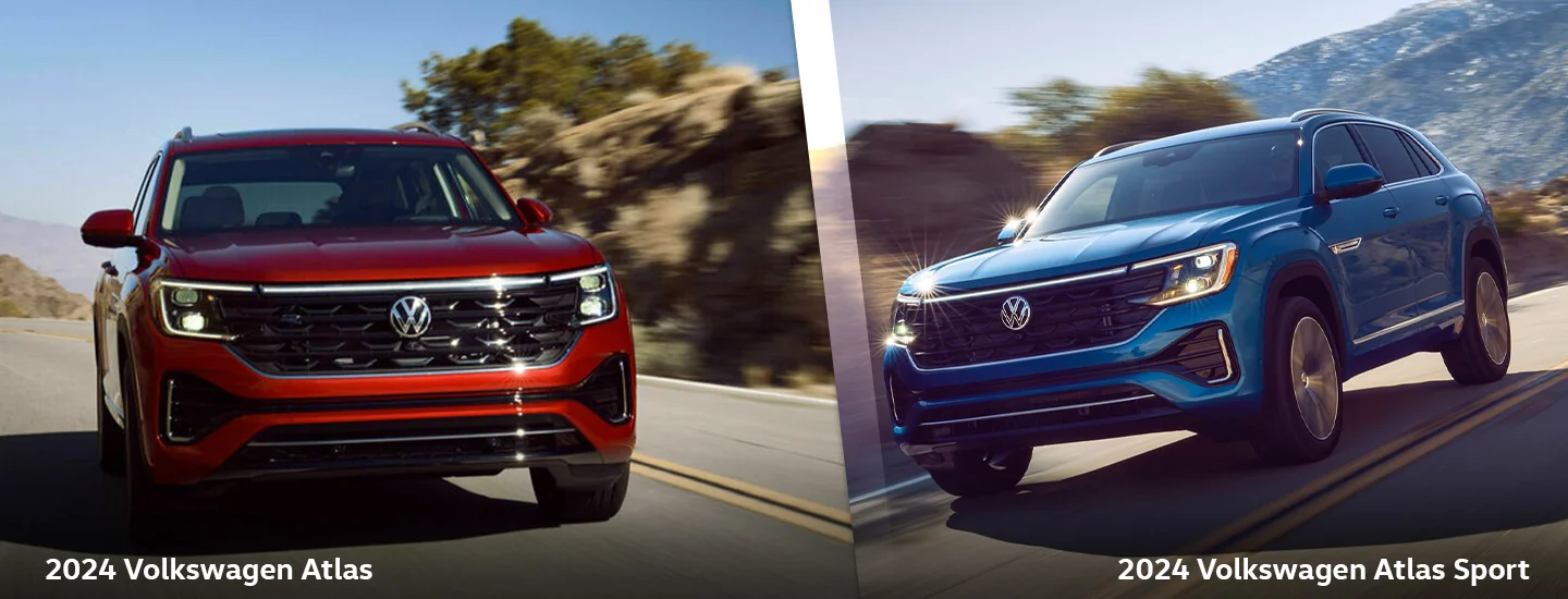 2024 Volkswagen Atlas vs Atlas Cross Sport 