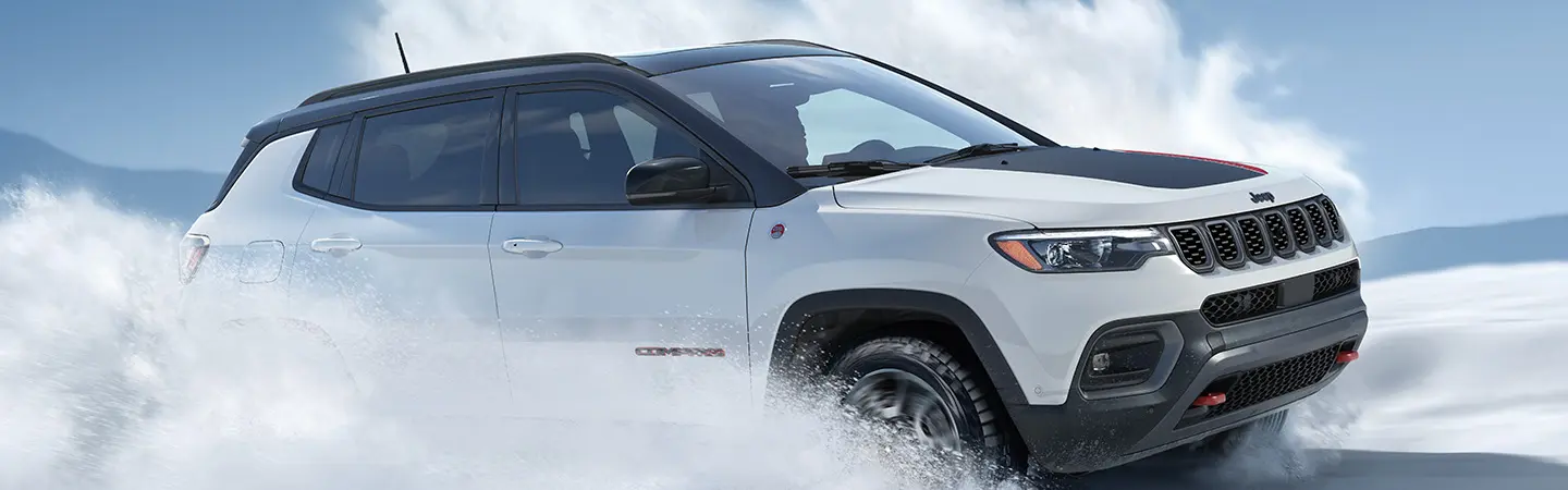 2024 Jeep Compass Specs sliver color and side view