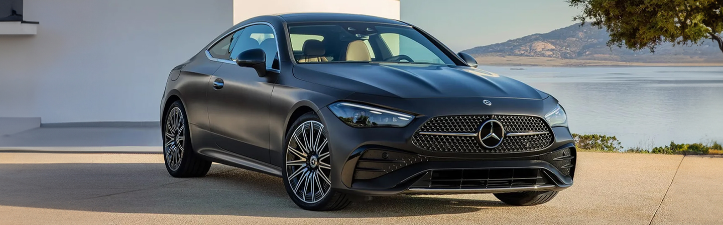 2024 Mercedes-Benz CLE Coupe Specs black color frontview