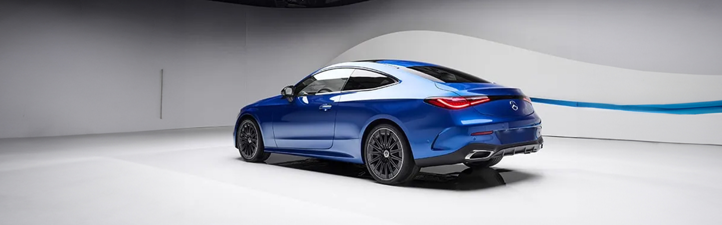 2024 Mercedes-Benz CLE Coupe Specs blue color sideview