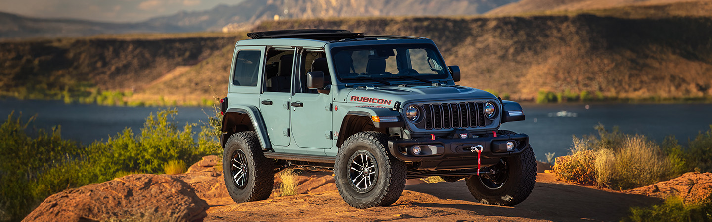 2024 Jeep Wrangler 4xe Specs blue sideview