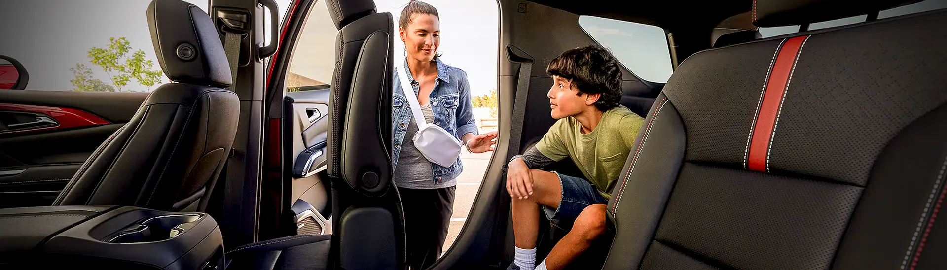 inside the new Chevrolet Traverse