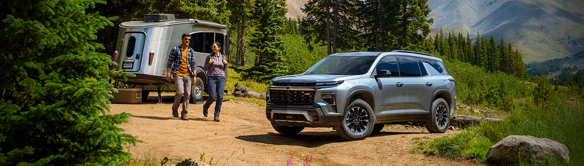 camping with the new Chevrolet Traverse