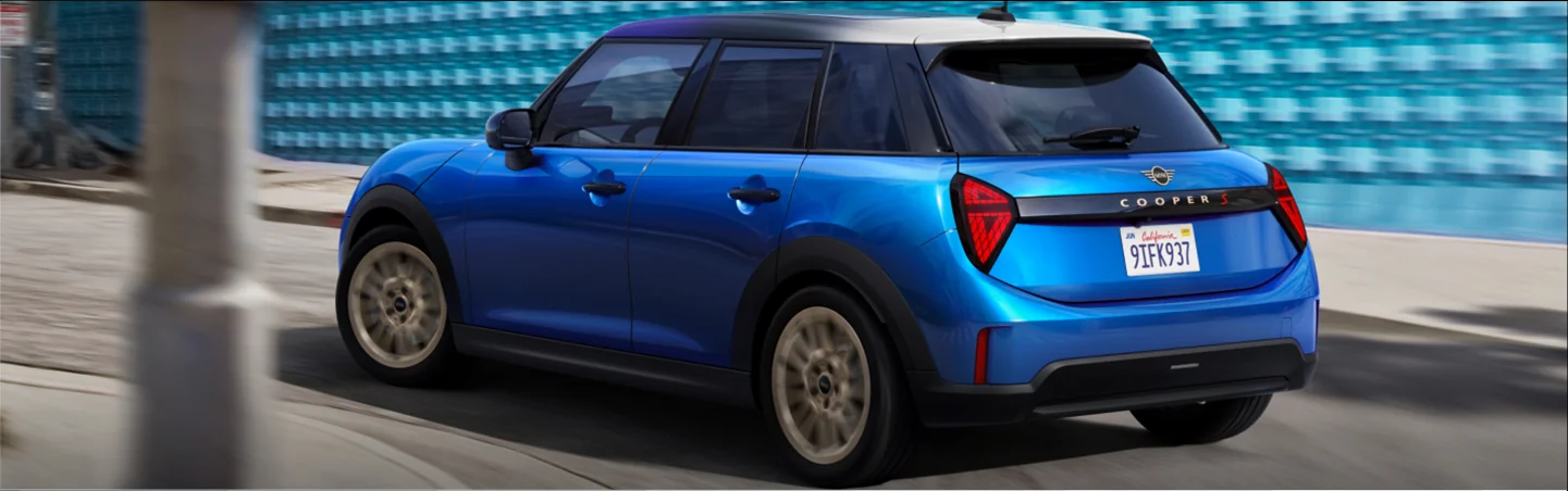 rear view of a 2025 MINI Cooper S 4-Door Hardtop
