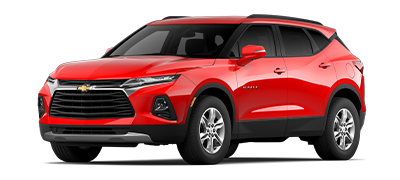 RED 2021 CHEVY BLAZER