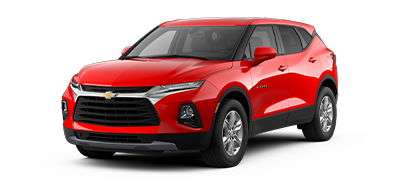 RED 2021 CHEVY BLAZER