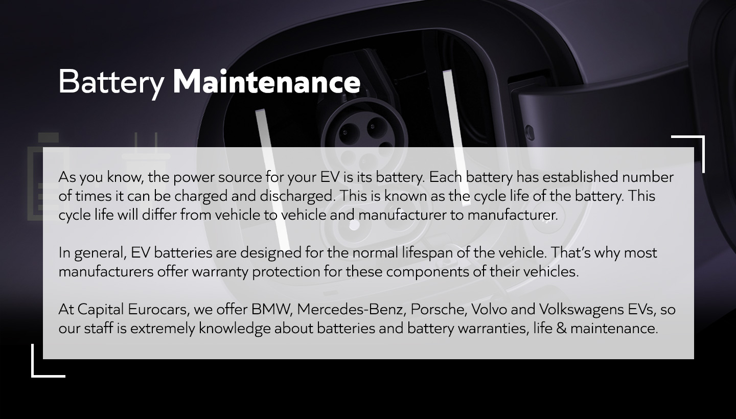 electric vehicle battery maintenance information
