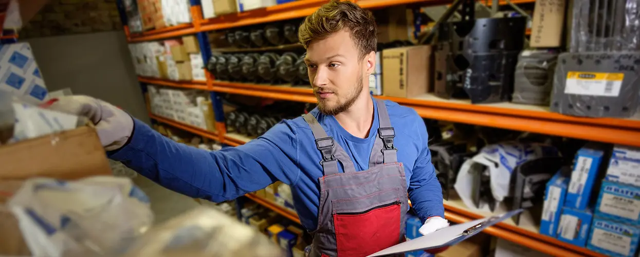 tech picking parts