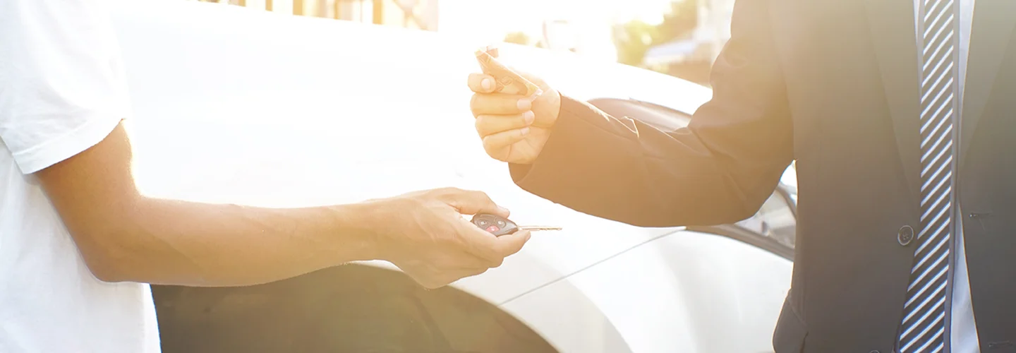 getting keys to new car