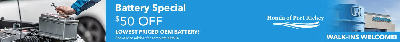 Battery Special $50 Off