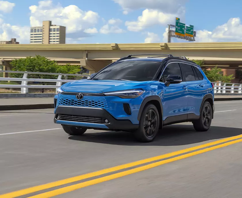 Exterior view for The 2026 Toyota Corolla Hatchback in Jasper, AL