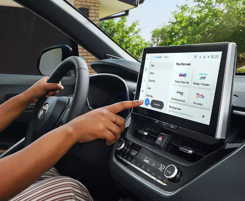 Interior view for The 2026 Toyota Corolla Hatchback in Jasper, AL