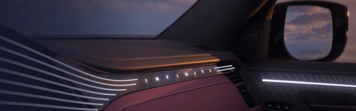 2025 INFINITI QX80 Specs indore view in black 