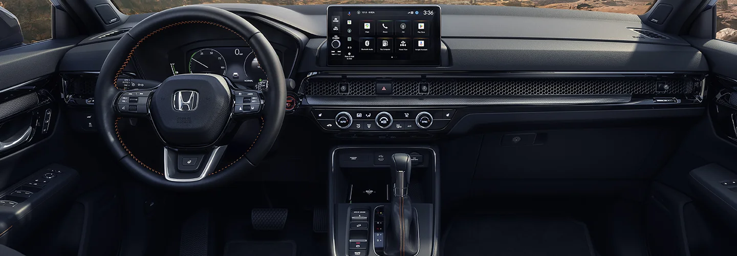 interior of a 2025 Honda CR-V Hybrid Sport