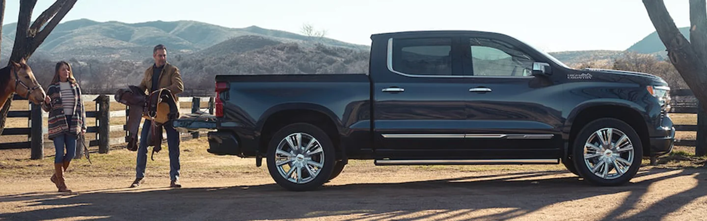 2024 Chevrolet Silverado 1500 Specs bluecolor sideview