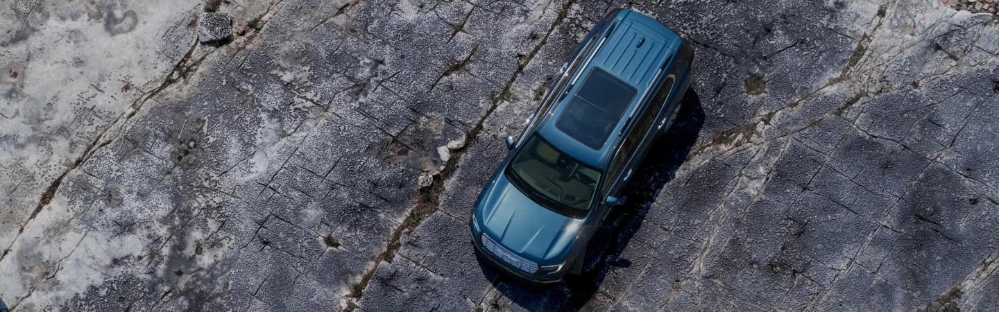 2024 GMC Acadia Specs bluecolor topview