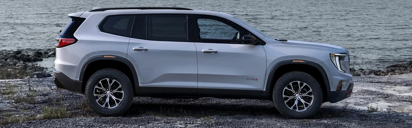 2024 GMC Acadia Specs whitecolor sideview