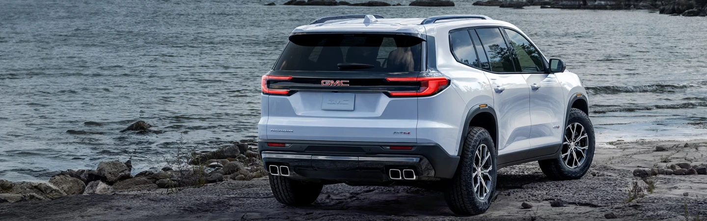 2024 GMC Acadia Specs whitecolor backview