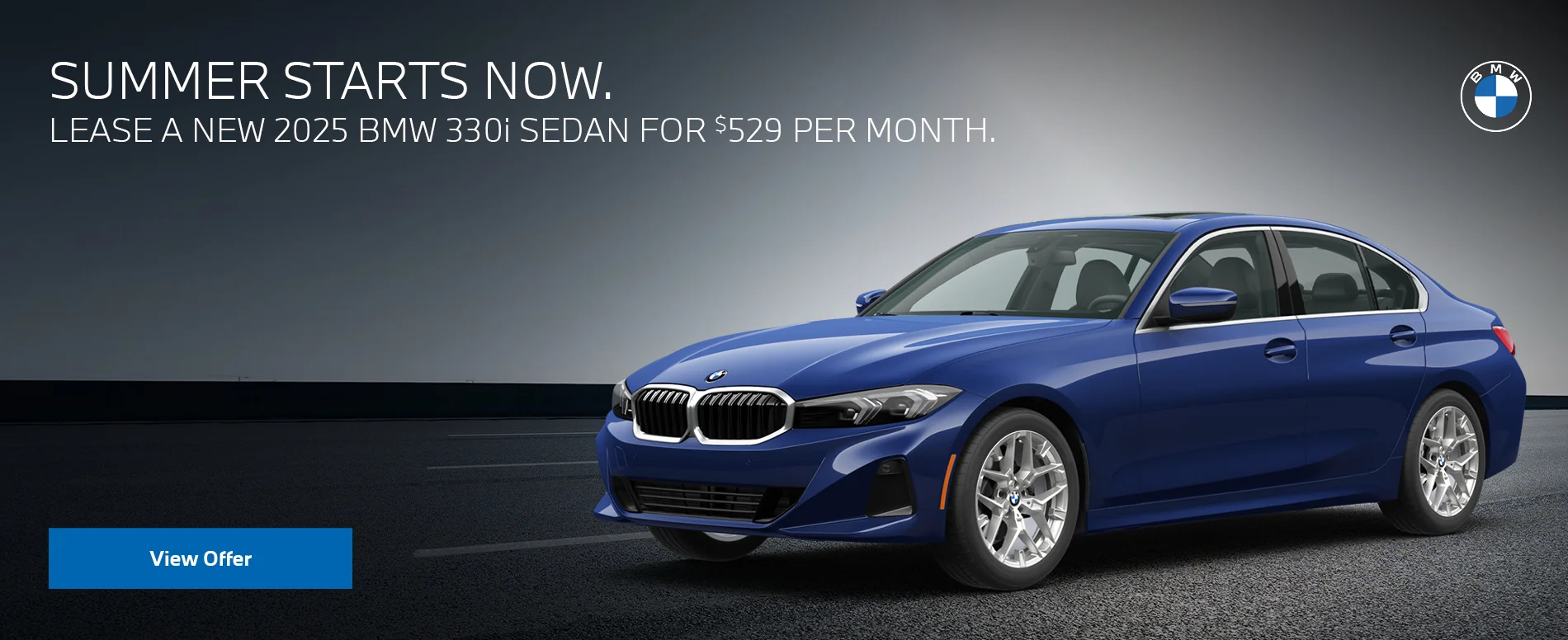 LEASE A NEW 2025 BMW 330i SEDAN FOR $529 PER MONTH.