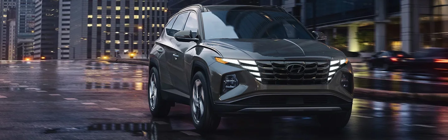 2024 Hyundai Tucson Specs black color front view