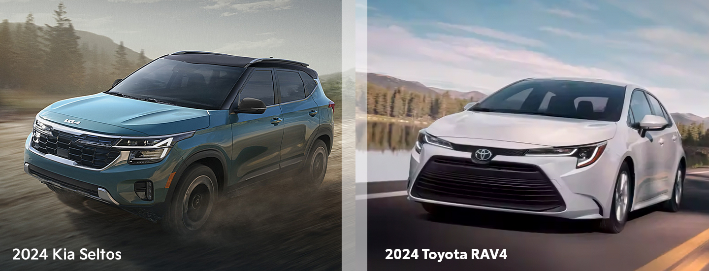 2024 Kia Seltos vs 2024 Toyota RAV4 Lupient Kia of Brooklyn Park