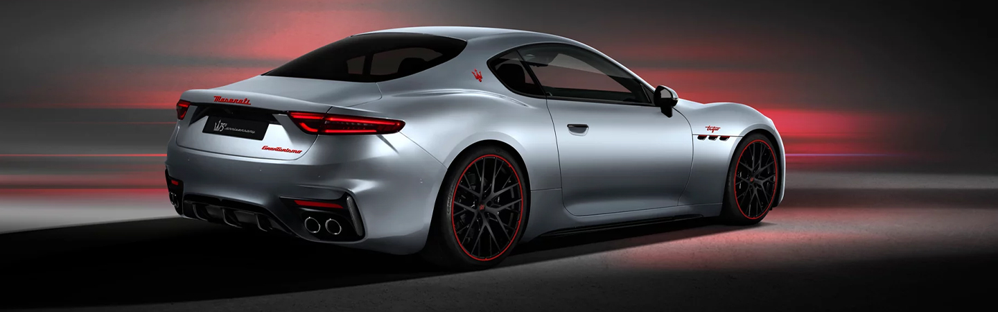 2024 Maserati GranTurismo back side  silver colour