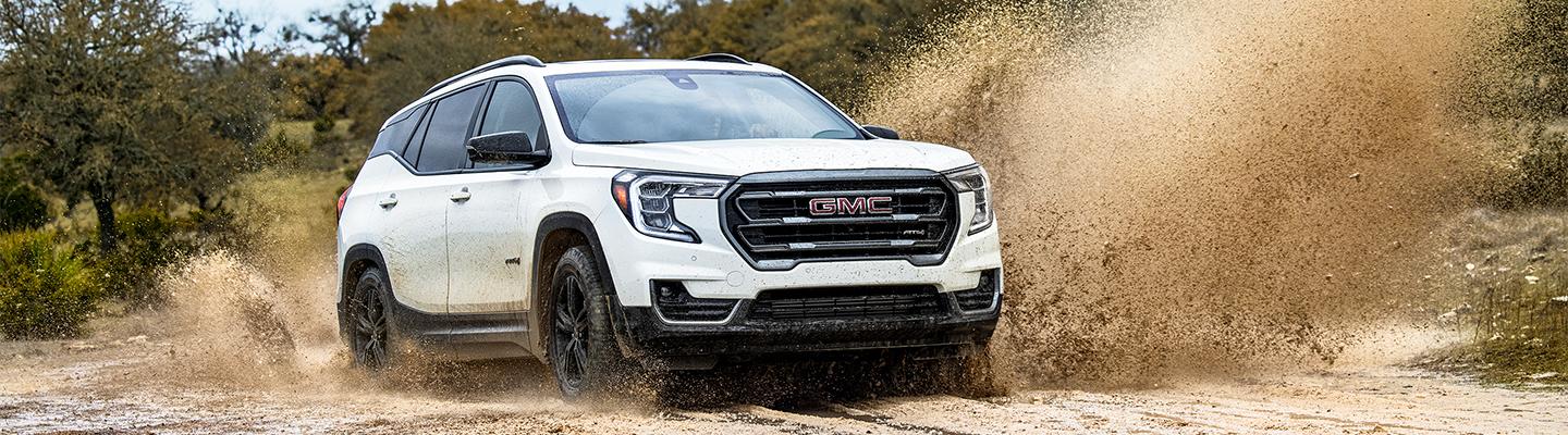 2022 GMC Terrain tearing up mud puddles