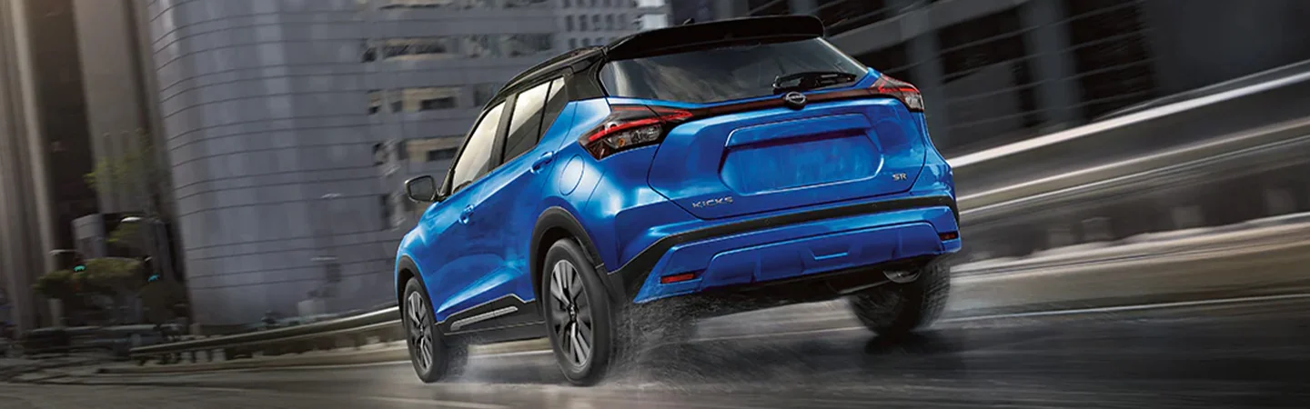 2024 Nissan Kicks Specs blue color back view