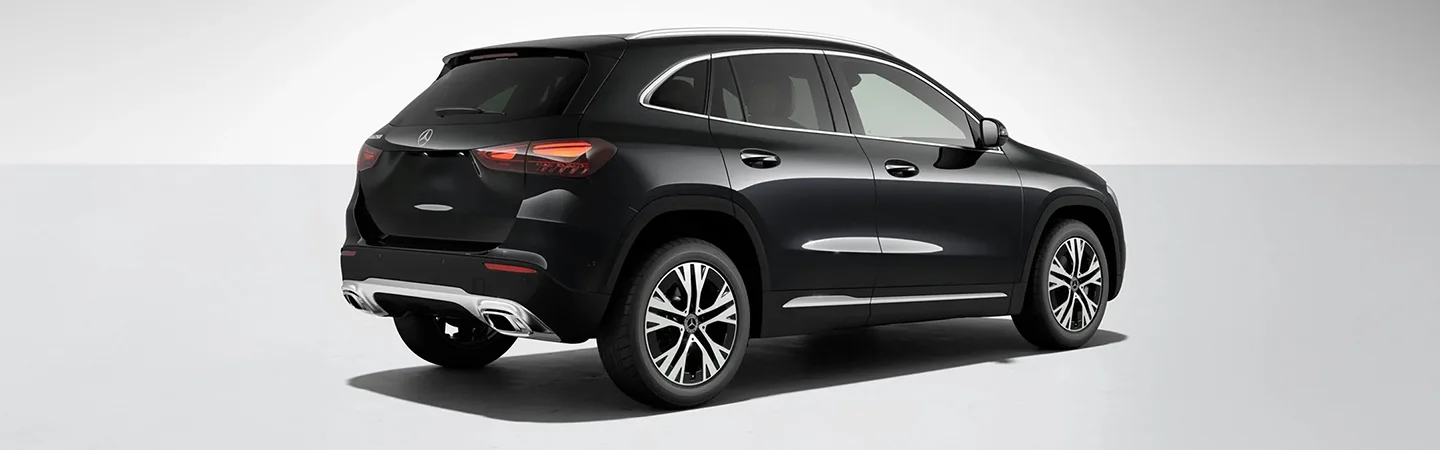 black Mercedes-Benz GLA