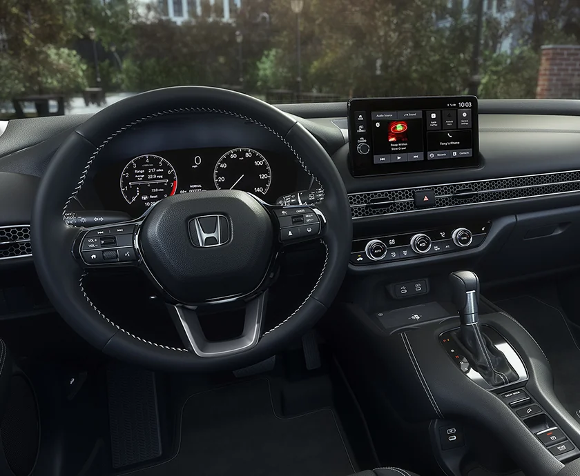 view of the 2027 Honda HR-V interior dashboard